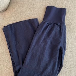 HiHo Marigold Roll Down Linen Pants XS